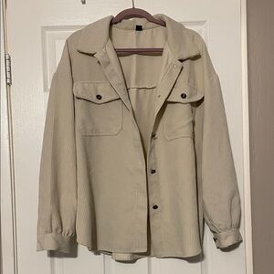SHEIN Beige Utility Jacket